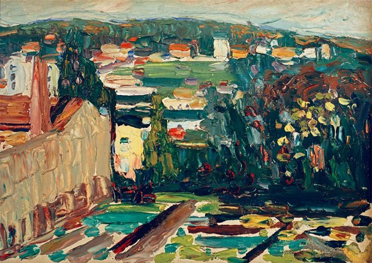 Sevres 1901 Wassily Kandinsky Abstract Canvas Oil Painting